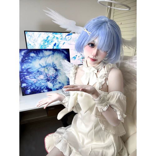 Revere幻想的愛【戀】二次元鋼化玻璃滑鼠墊電競遊戯FPS專用大號