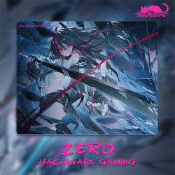 Hachiware[Zero]二次元鋼化玻璃滑鼠墊大桌墊辦公電競遊戯FPS專用