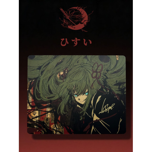 AbyssGaming Daimon V2紅玉鋼化玻璃滑鼠墊電競遊戯FPS專用超大號