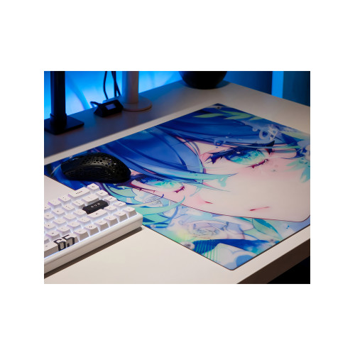 Kanami minami二次元鋼化玻璃滑鼠墊電競遊戯女生可愛FPS專用超大