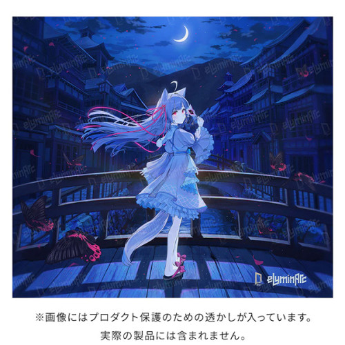 eLuminArc GMeLA月燈二次元鋼化玻璃滑鼠墊女生電競遊戯FPS專用大