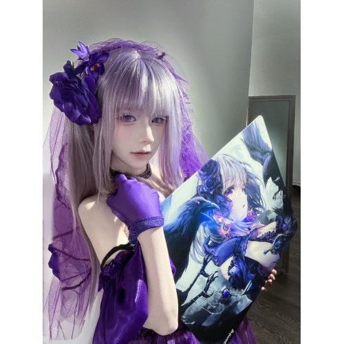 BehreGaming 黑蓮二次元塗層鋼化玻璃滑鼠墊電競遊戯FPS專用大號