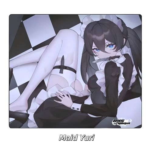 知鬱DYSPHORIA Maid Yuri二次元鋼化玻璃滑鼠墊電競遊戯FPS專用大