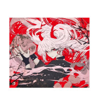 AbyssGaming【赤骸】紅玉二次元鋼化玻璃滑鼠墊電競遊戯FPS專用大