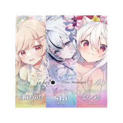 派世Pulsar X AMICIS二次元鋼化玻璃滑鼠墊女生電競遊戯FPS專用大
