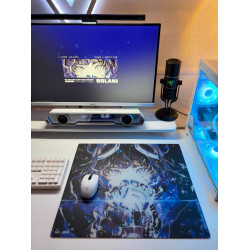 WALLHACK沃哈克SP004引力YUME鋼化玻璃滑鼠墊電競遊戯FPS專用超大