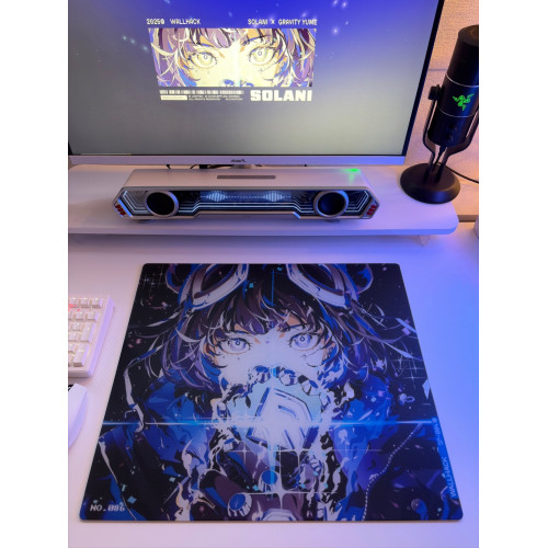 WALLHACK沃哈克SP004引力YUME鋼化玻璃滑鼠墊電競遊戯FPS專用超大