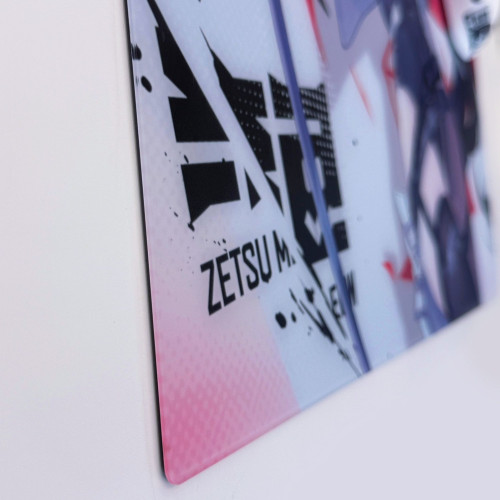 ZetsuMeow【刃】二次元鋼化玻璃滑鼠墊大桌墊辦公電競遊戯FPS專用
