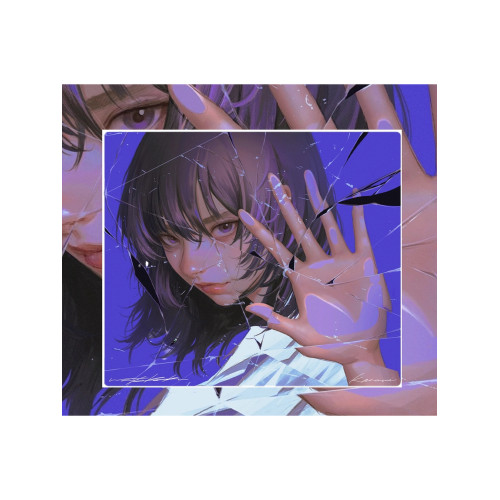 Kanami Hoshino星野二次元鋼化玻璃滑鼠墊大電競遊戯FPS專用女生