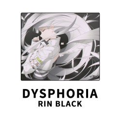 知鬱DYSPHORIA RIN二次元鋼化玻璃滑鼠墊桌墊辦公電競遊戯FPS專用