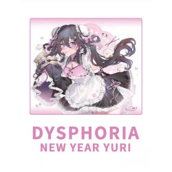 知鬱DYSPHORIA NEW YEAR YURI鋼化玻璃滑鼠墊電競遊戯FPS專用大號