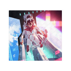 Yuki Aim Mecha鋼化玻璃滑鼠墊女生桌墊辦公電競遊戯FPS專用大號