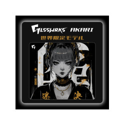 GLSSWRKS Zane二次元鋼化玻璃滑鼠墊桌墊辦公電競遊戯FPS專用大號