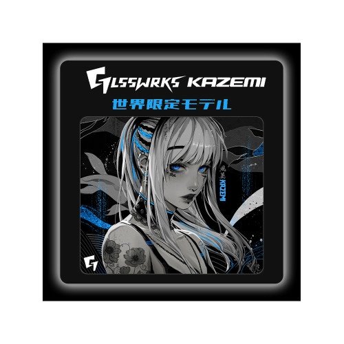 GLSSWRKS Zane二次元鋼化玻璃滑鼠墊桌墊辦公電競遊戯FPS專用大號