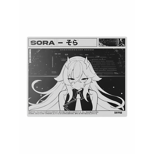 斯凱派SkyPAD 3.0 SORA YUME鋼化玻璃滑鼠墊電競遊戯FPS專用大號