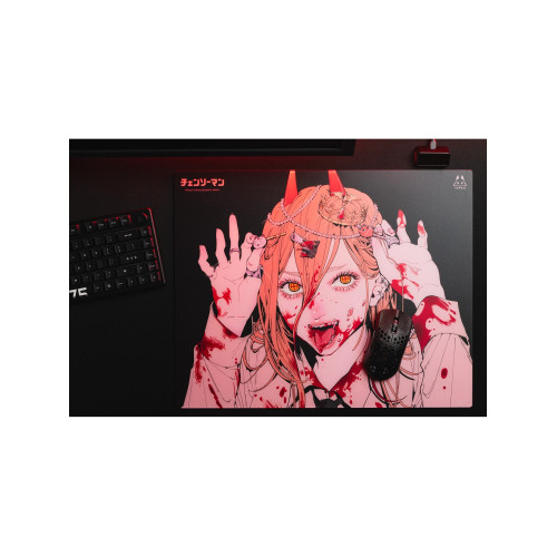 Arbiter Studio x CHAINSAW MAN電鋸人玻璃滑鼠墊電競遊戯FPS專用