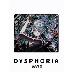 知鬱DYSPHORIA SAYO小夜二次元鋼化玻璃滑鼠墊電競遊戯FPS專用大