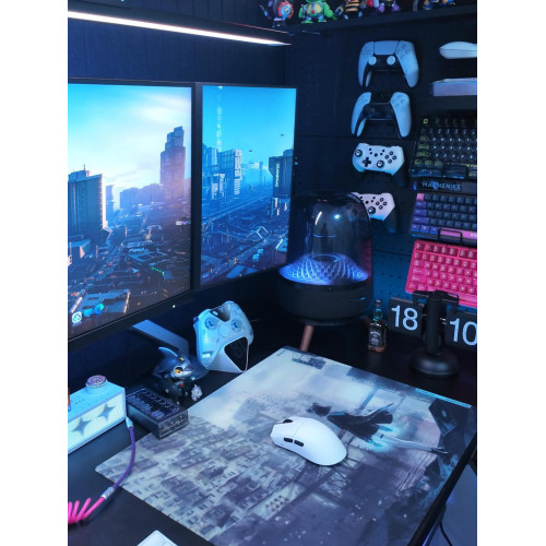 WALLHACK沃哈克SP005 DESOLATE YUME荒境鋼化玻璃滑鼠墊FPS專用大