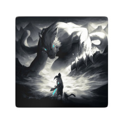Tekkusai The Beast鋼化玻璃滑鼠墊桌墊辦公電競遊戯FPS專用大號