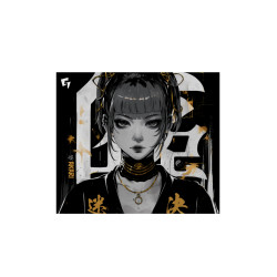 GLSSWRKS Akari二次元鋼化玻璃滑鼠墊女生辦公電競遊戯FPS專用大
