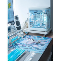 WALLHACK沃哈克SP004夏日初音鋼化玻璃滑鼠墊電競遊戯FPS專用大號