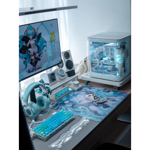 WALLHACK沃哈克SP004夏日初音鋼化玻璃滑鼠墊電競遊戯FPS專用大號