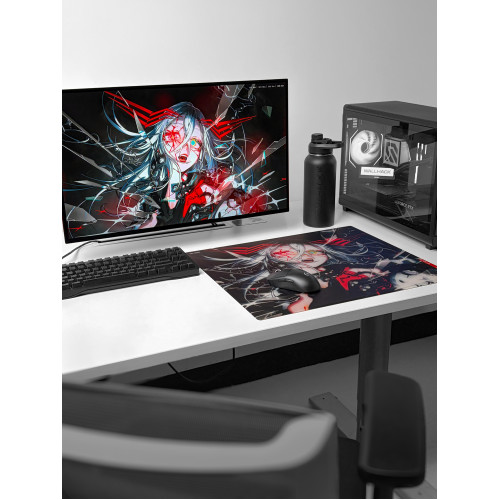 WALLHACK沃哈克獵殺者CARNAGE SORA玻璃滑鼠墊電競遊戯FPS專用大