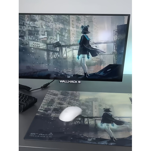 WALLHACK沃哈克SP005荒境YUME鋼化玻璃滑鼠墊電競遊戯FPS專用超大