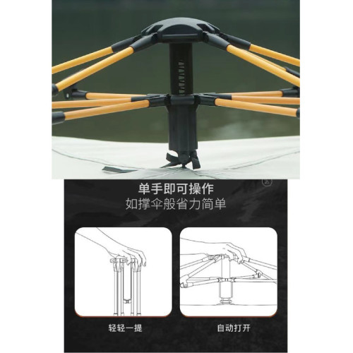 邏輯狗戶外露營帳篷折疊全自動帳篷速開防曬遮陽防雨一鍵開合帳篷