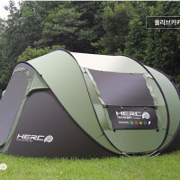 全自動戶外室內野外露營手拋速開帳篷加厚野營防風防雨防曬帳篷