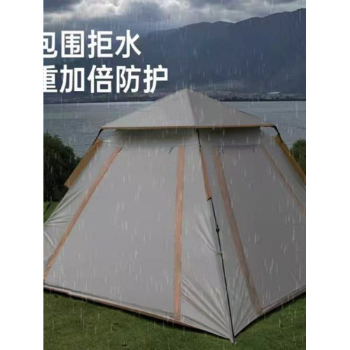 全自動折疊可攜式一鍵開合速開帳篷戶外野營過夜加厚防曬露營裝備
