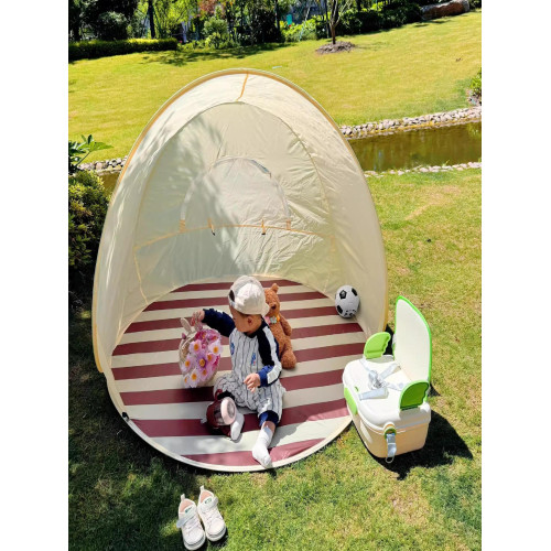 沙灘可攜式全自動速開折曡公園野餐露營簡易防曬戶外一鍵開合帳篷