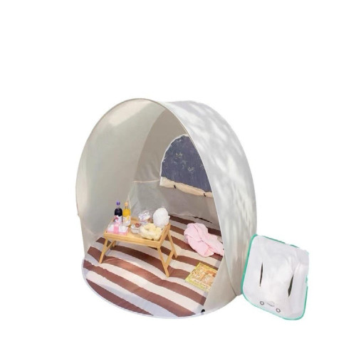 沙灘可攜式全自動速開折曡公園野餐露營簡易防曬戶外一鍵開合帳篷