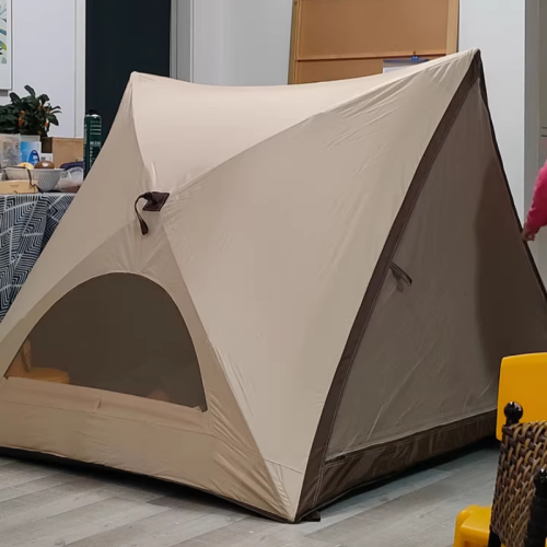 室內帳篷大人可睡覺防蚊遮光雙人床上自動客廳成人打地鋪三角帳篷