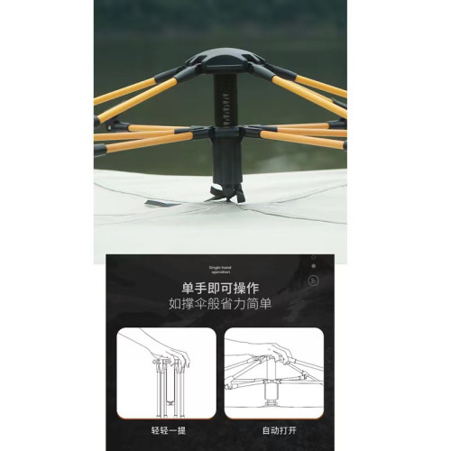 帳篷戶外可攜式折疊全自動露營速開露營防曬加厚防雨帳篷全套