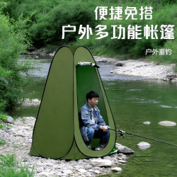 釣魚帳篷戶外單人專用小型加厚防雨布可攜式一秒速開野外垂釣防曬