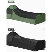 戶外徒步輕便防蚊蟲帳篷越野爬山露營棚速開防蛇透氣蚊帳可放後後背包