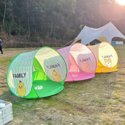 公園帳篷兒童遊戯屋沙灘遮陽防曬野餐帳篷天幕露營一秒速開免搭建