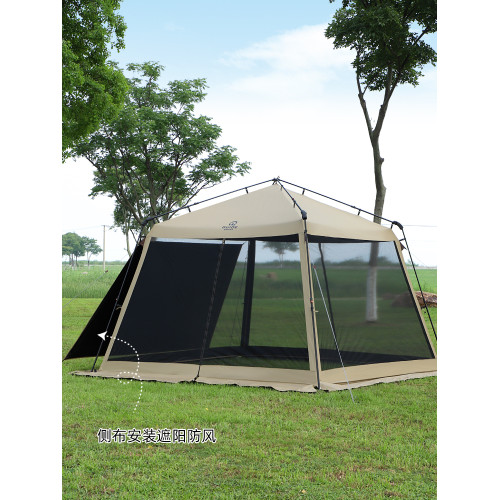 步林GuideSeries戶外防蚊蟲帳篷半自動速開涼棚天幕防風防紫外線