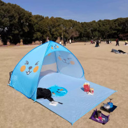 【春遊露營神器】帳篷戶外折疊可攜式速開旅行沙灘防水遮陽速開帳