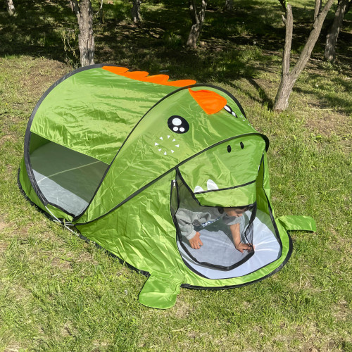 【兒童露營神器】沙灘帳篷戶外可攜式折曡速開 遮陽室內2026新款.