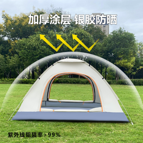 公園春遊簡易小型帳篷兒童野餐室內戶外露營可攜式折疊防曬速開