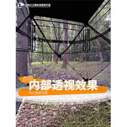 專業戶外攝影拍照單向透明觀鳥迷彩速開防水輕便戶外露營帳篷