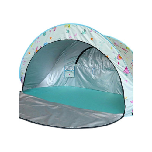 海邊沙灘帳篷防曬 公園戶外野餐露營兒童折曡簡易 可攜式速開全自動