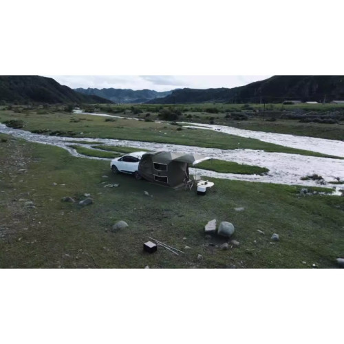 車尾帳篷suv天幕延伸戶外車用側邊露營側帳車邊全自動汽車速開