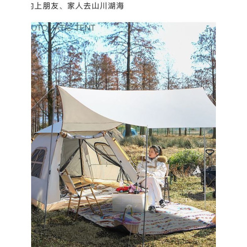 戶外帳篷可攜式折疊露營全自動防雨加厚兒童室內公園速開車用加高