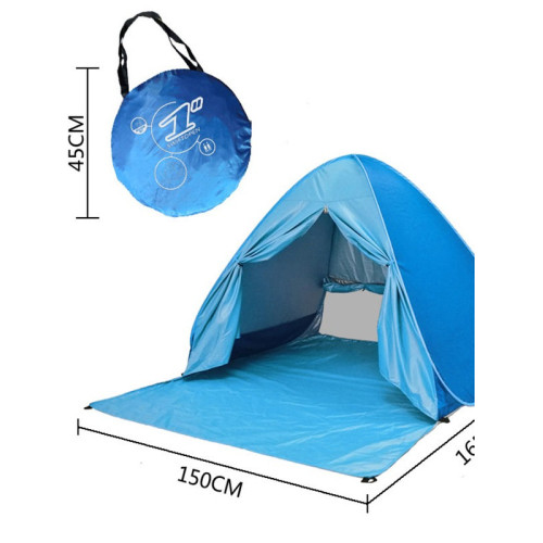 速開兒童露營手拋簡易帳篷折曡可攜式輕便遊戯小屋公園草地遮陽天幕