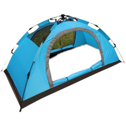 加厚雙層單人自動防暴雨釣魚帳篷可攜式一鍵速開超輕戶外徒步裝備