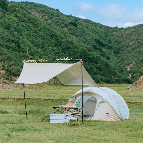 牧徹KOMMOT秒搭速開全自動免搭建帳篷戶外防雨防曬露營天幕公園帳