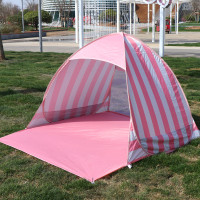 戶外全自動雙人沙灘帳篷戶外速開防曬遮陽棚釣魚帳兒童超輕小帳篷